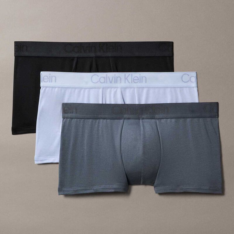Calvin Klein CK Black Low Rise Trunks - 3 Pack image number 1